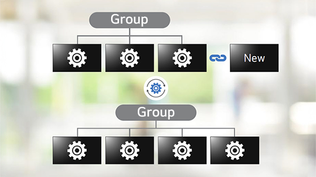 An example image demonstrates how the Comparison function works within the LG ConnectedCare solution.